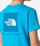 T-shirt The North Face Box NSE NF0A8EFND7R1 unisex bambino colore blu Meridian Blue