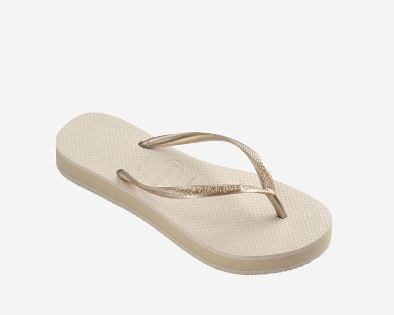 Sandalo Mare Havaianas Slim Flatform 4144537 Beige (0121)