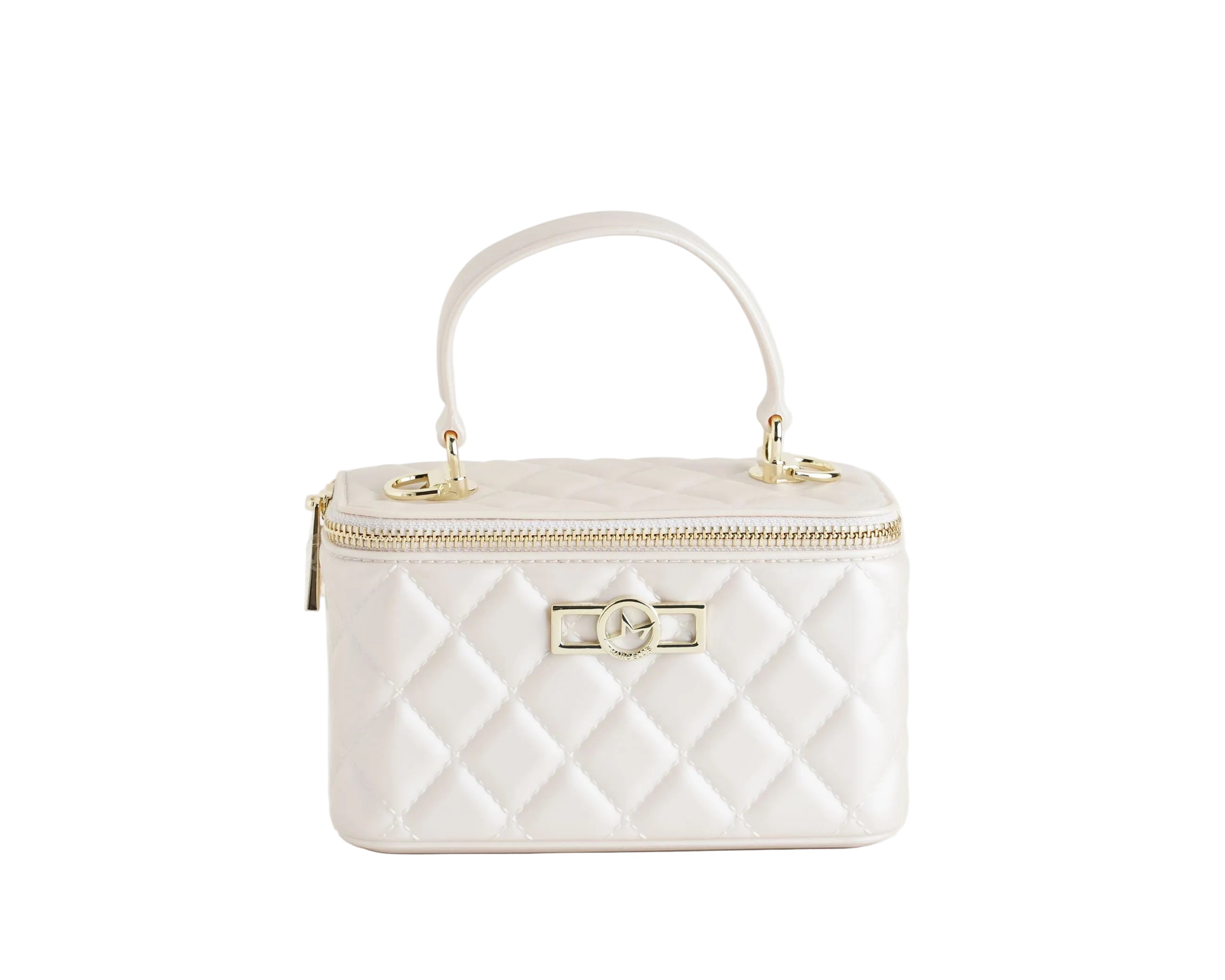 Borsa a mano Marc Ellis Flat Sunkiss Donna Beige Light Gold – Vista frontale