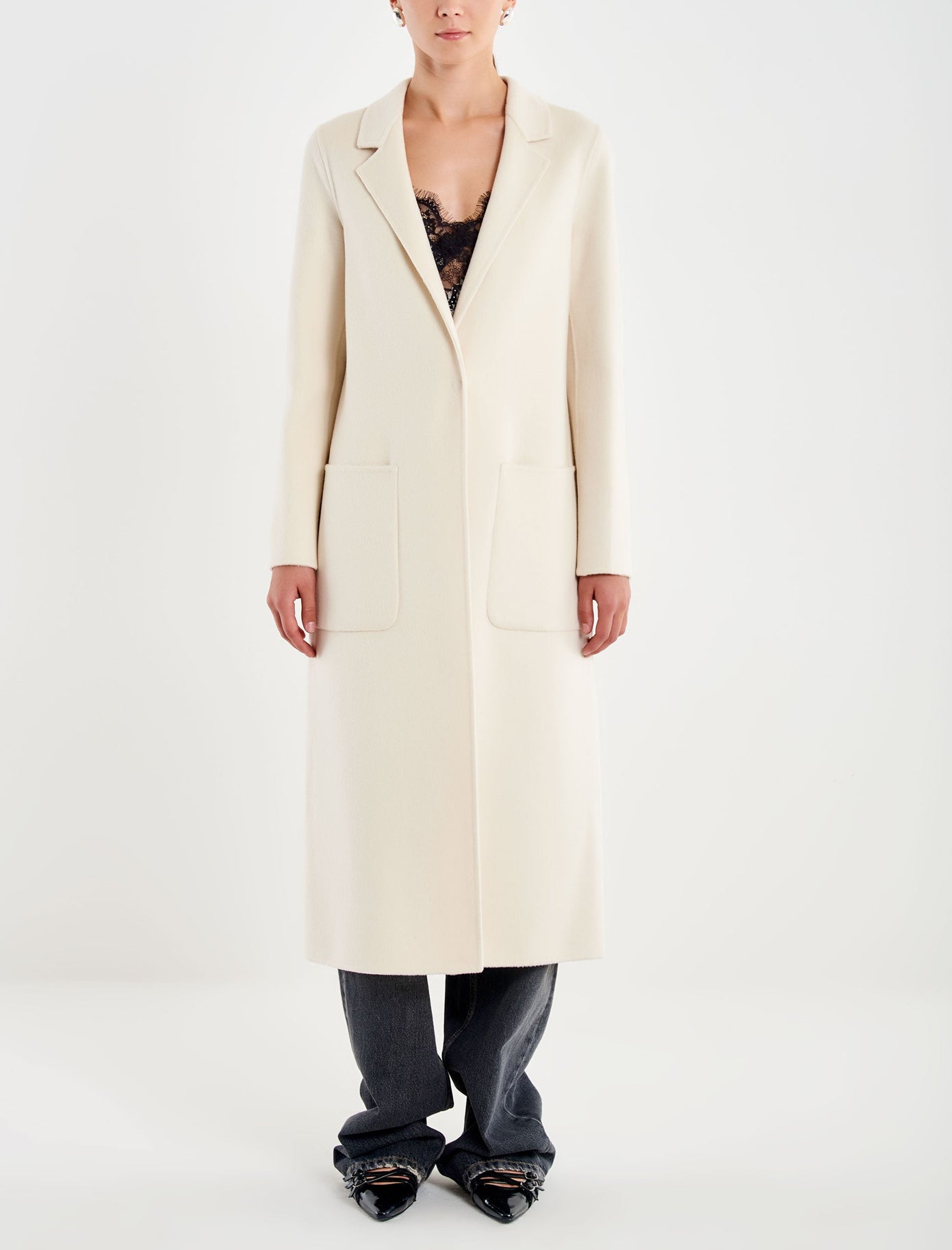Cappotto Basic Monopetto VICOLO TF0002 Bianco