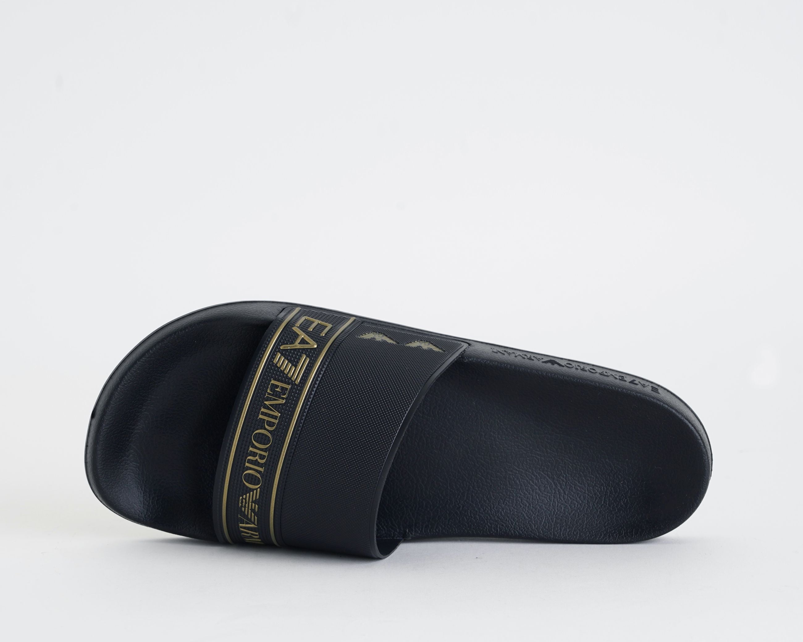 Sliders EA7 7X000110AF15128 Full Black/Gold (MC139) Unisex – EA7