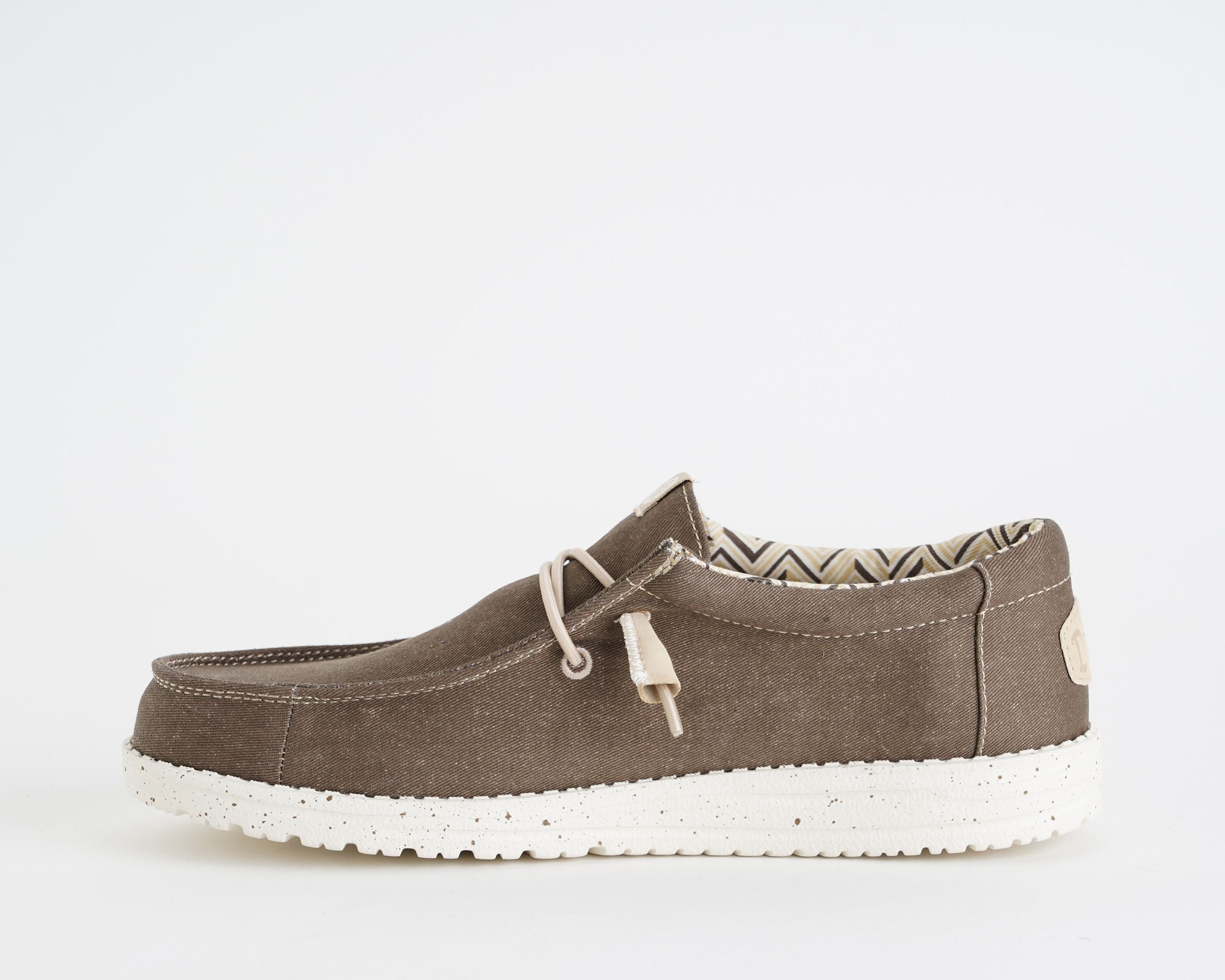 Mocassino Hey Dude Wally Canvas HD.40700 Teak Brown