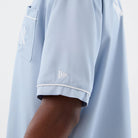 Camicia maniche corte New Era New York Yankees MLB 60856138 colore blu pastello Pastel Blue (450)