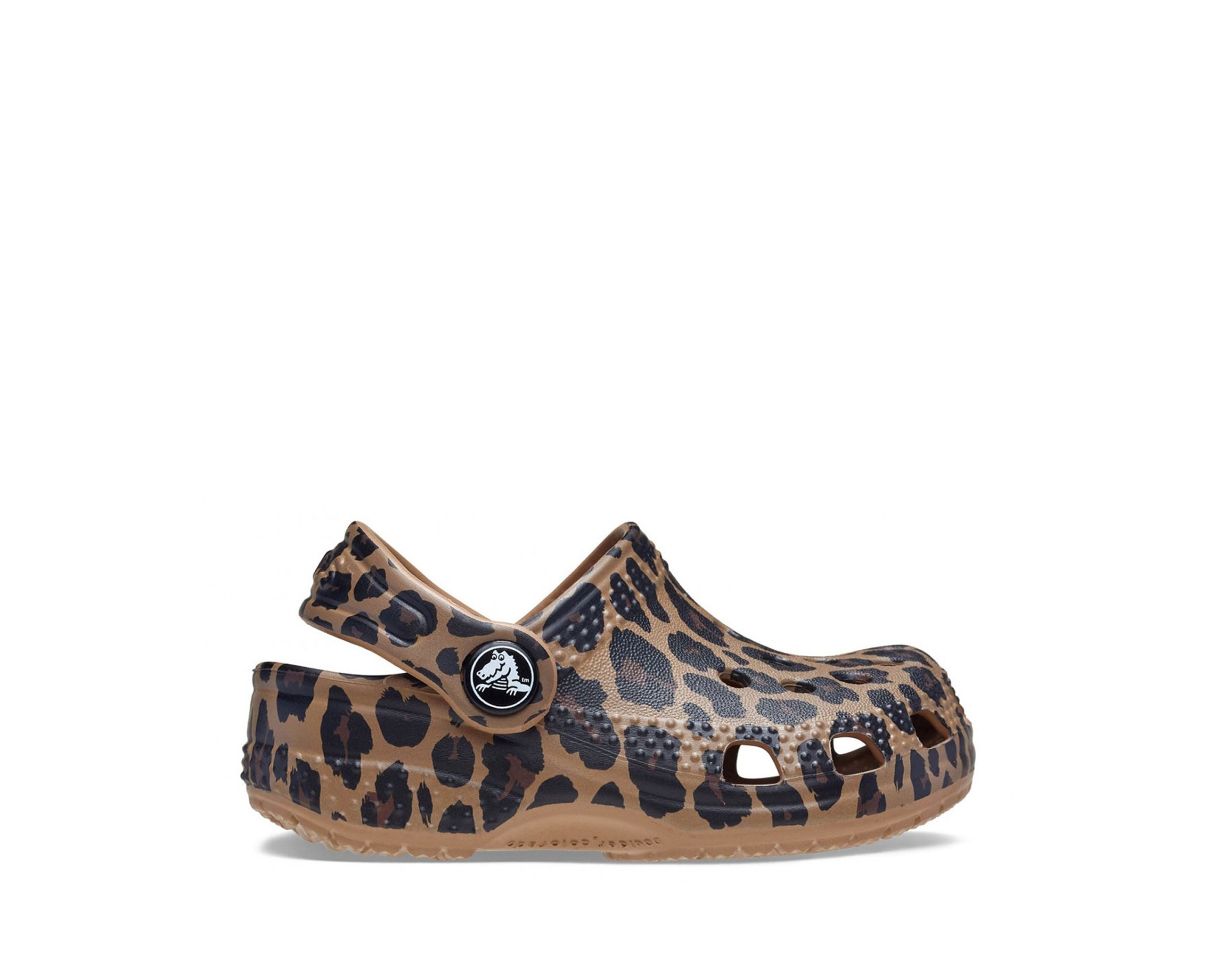 CROCS Littles Animal Clog CR.212517 Sepia Leopard
