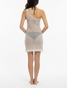Abito corto natiral mesh 4Giveness 126WCUAC5620 Ecrù 