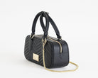 Borsa a mano Marc Ellis Flat Soho 26 Donna Black Light Gold - Vista laterale