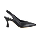 Decolletè donna Melluso D168Q nero in pelle – vista frontale, tacco 70 mm