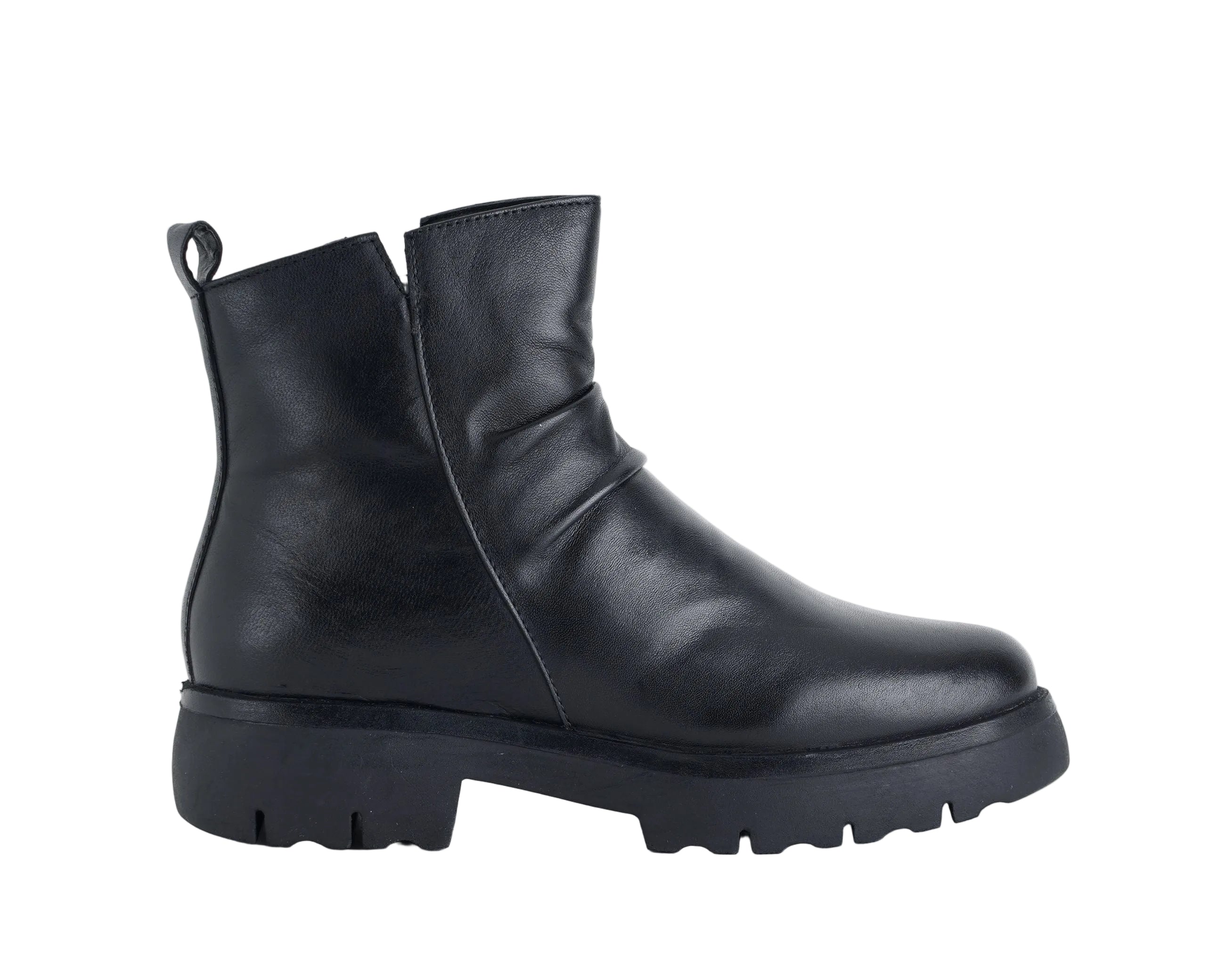 Stivaletti in pelle nero Melluso 034380 Nero Donna