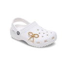Jibbitz Crocs Gold Beaded Bow CR.5673 JIB oro multicolore - Charm fiocco dorato Jewels & Metals accessori scarpe Crocs unisex