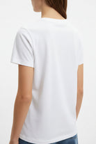 RAB0280 VICOLO T-shirt donna stampa YOU ARE VICOLO ENOUGH colore Bianco