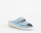 Ciabatta a due fasce Melluso Q60238Q Denim Donna