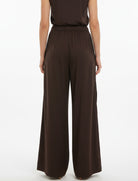 Pantalone Ampio in Popeline Vicolo TAB1888 Moro