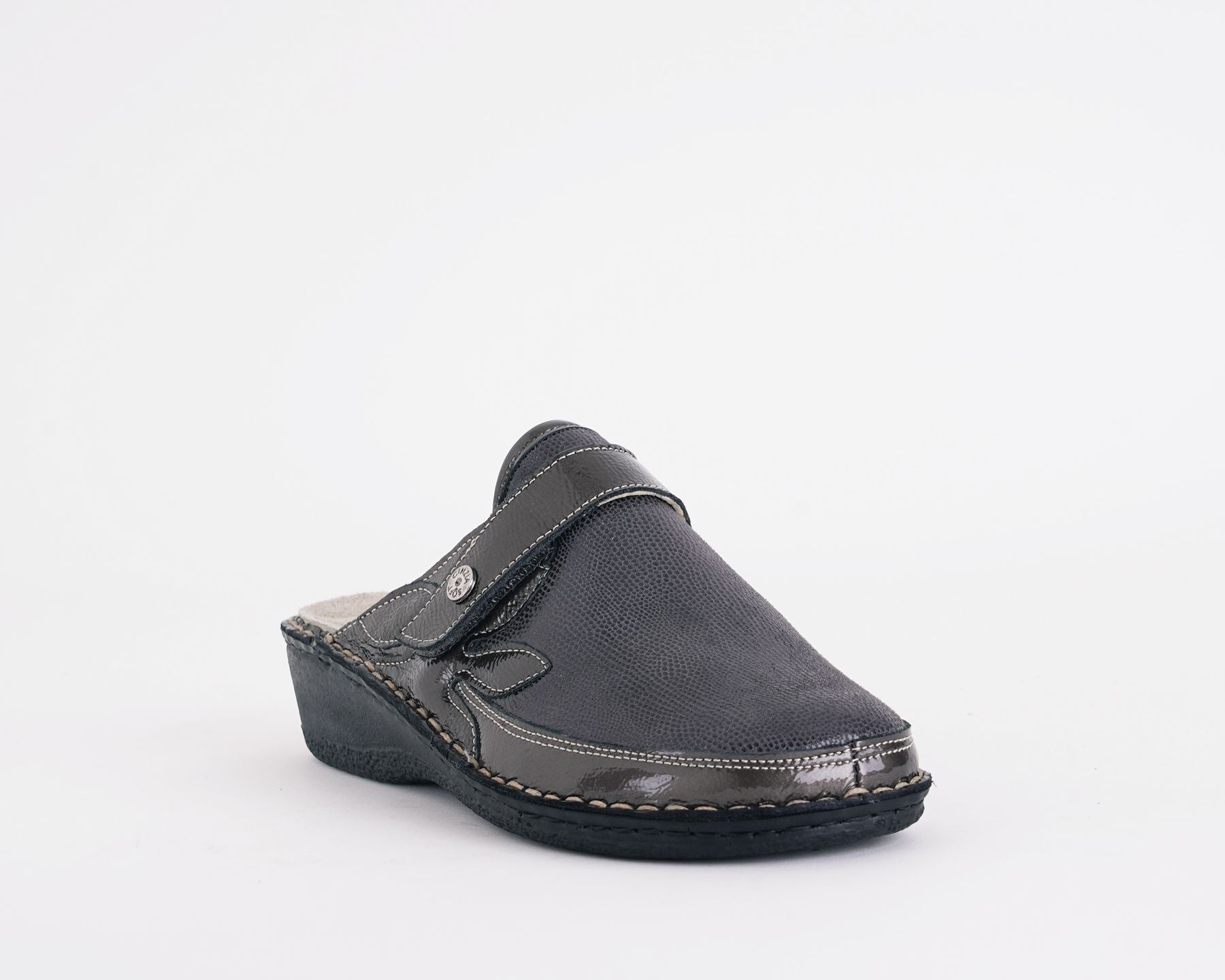Pantofole Donna In Tela Con Zeppa - Comode E Leggere - Taglia Normale