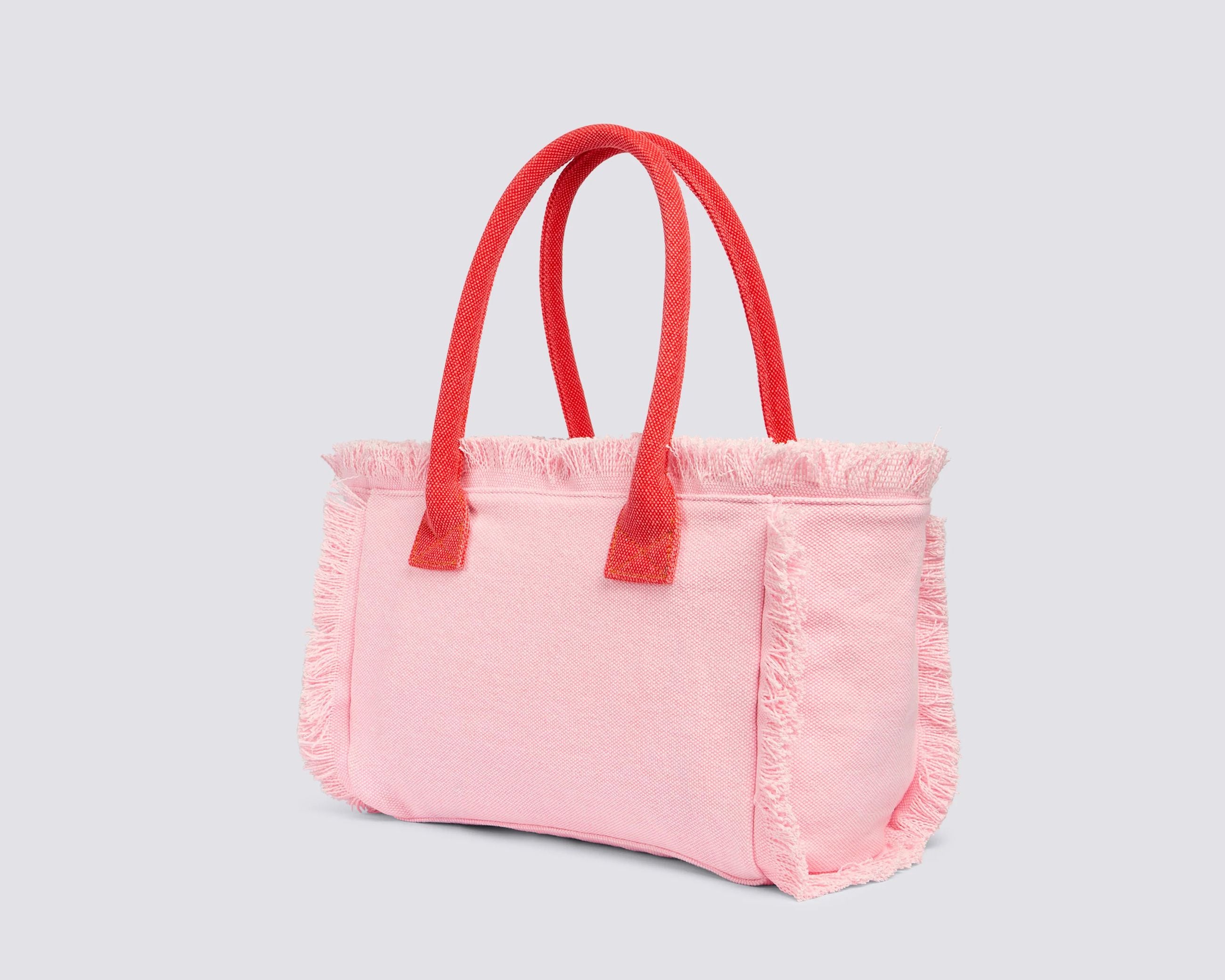 Tote Bag regular Sundek con effetto stone washed AW909ABCA600 Quartz Pink