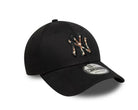 Cappello New Era 60844109 9FORTY New York Yankees Animal Print Nero