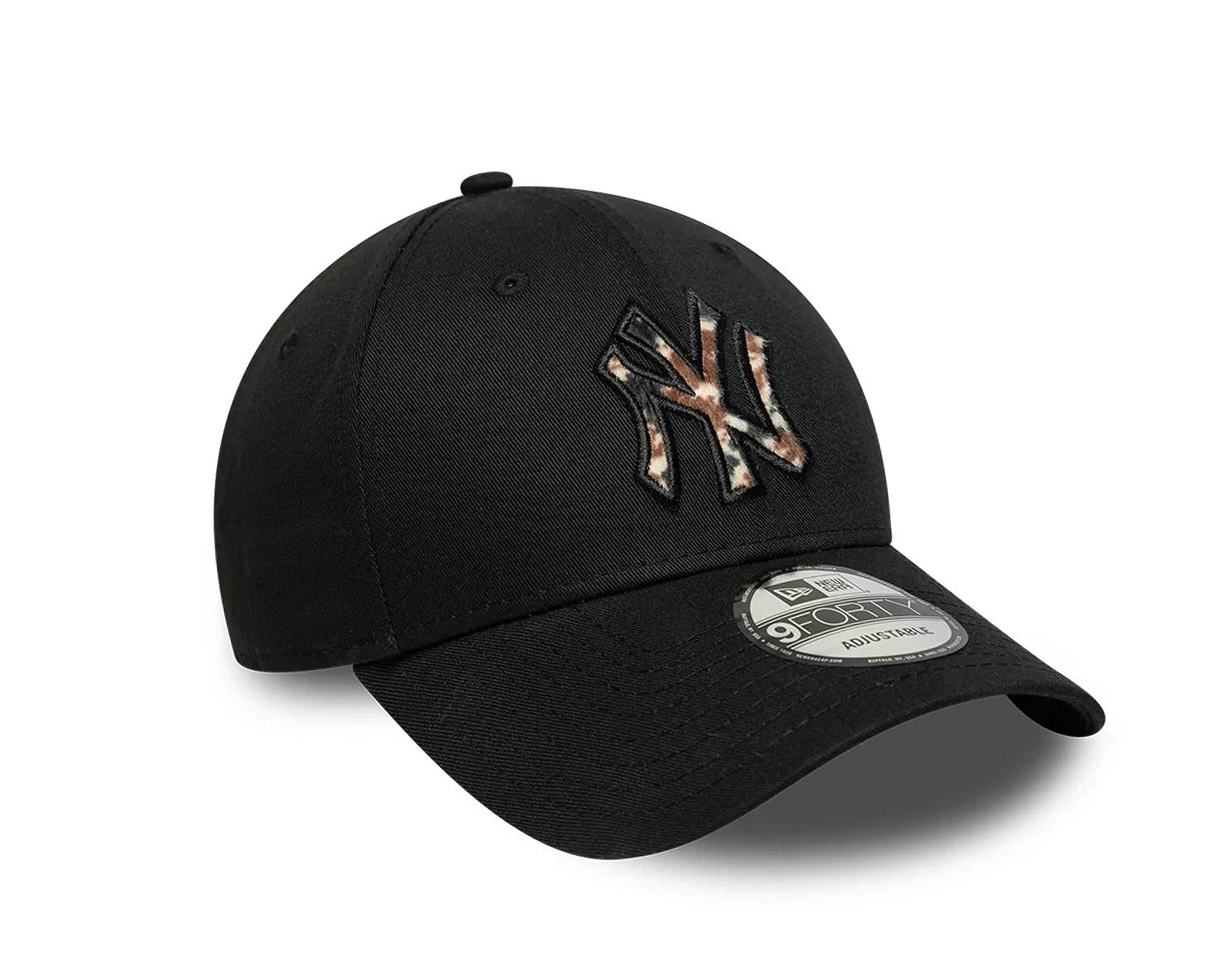 Cappello New Era 60844109 9FORTY New York Yankees Animal Print Nero