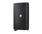 Portafoglio Secrid EOR-Black colore Black – envelope wallet in pelle con protezione RFID e chiusura a bottone
