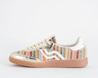 Sneakers Polo Multicolore Prima Base 51563 dettagli platino – vista laterale sinistra