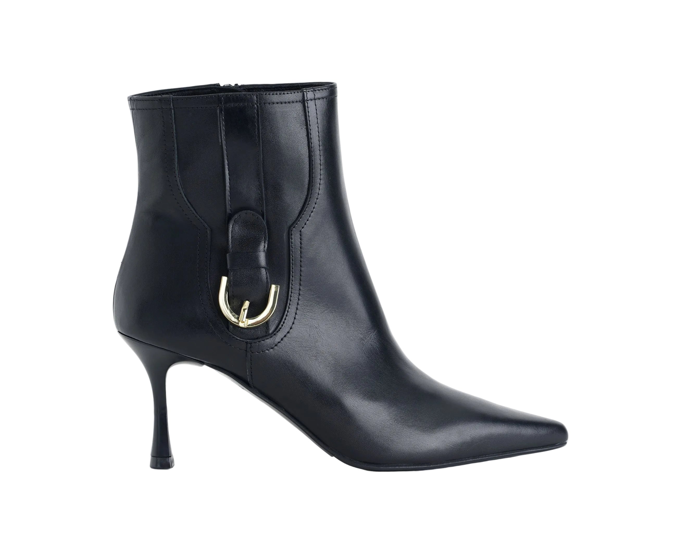 Tronchetti in pelle Albano 4363 Nero Donna