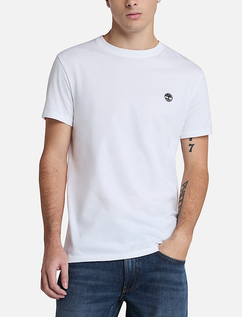 T-Shirt Timberland Dustan River TB0A2BPR1001 White Uomo
