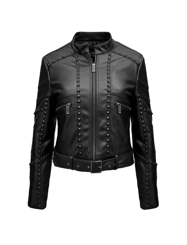 Giacca biker CULT CLC302101 Nero Donna