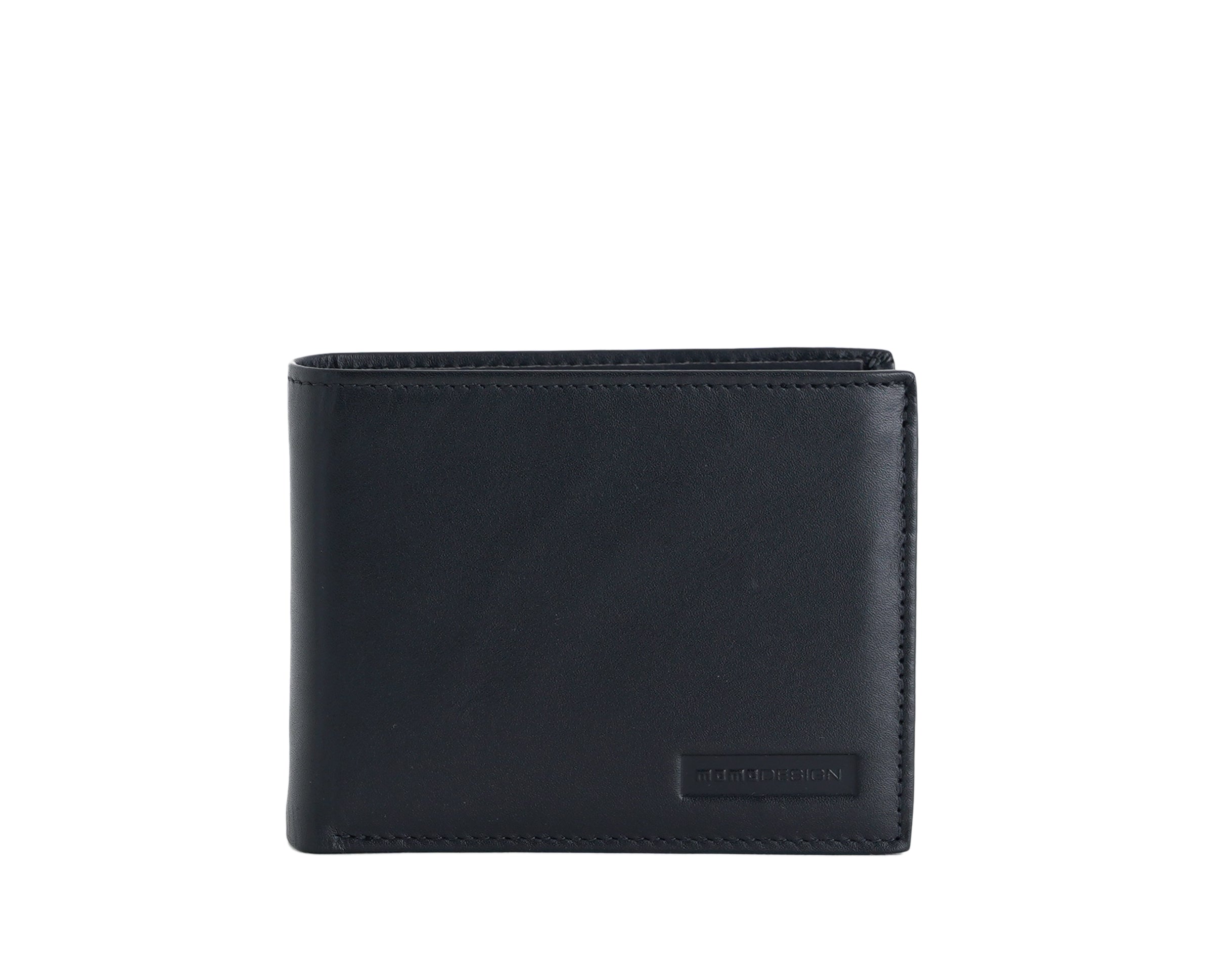 Portafoglio in pelle Momodesign MO-508NA Nero Uomo