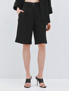 Bermuda con pieghe Access Fashion 63-5115-183 Nero