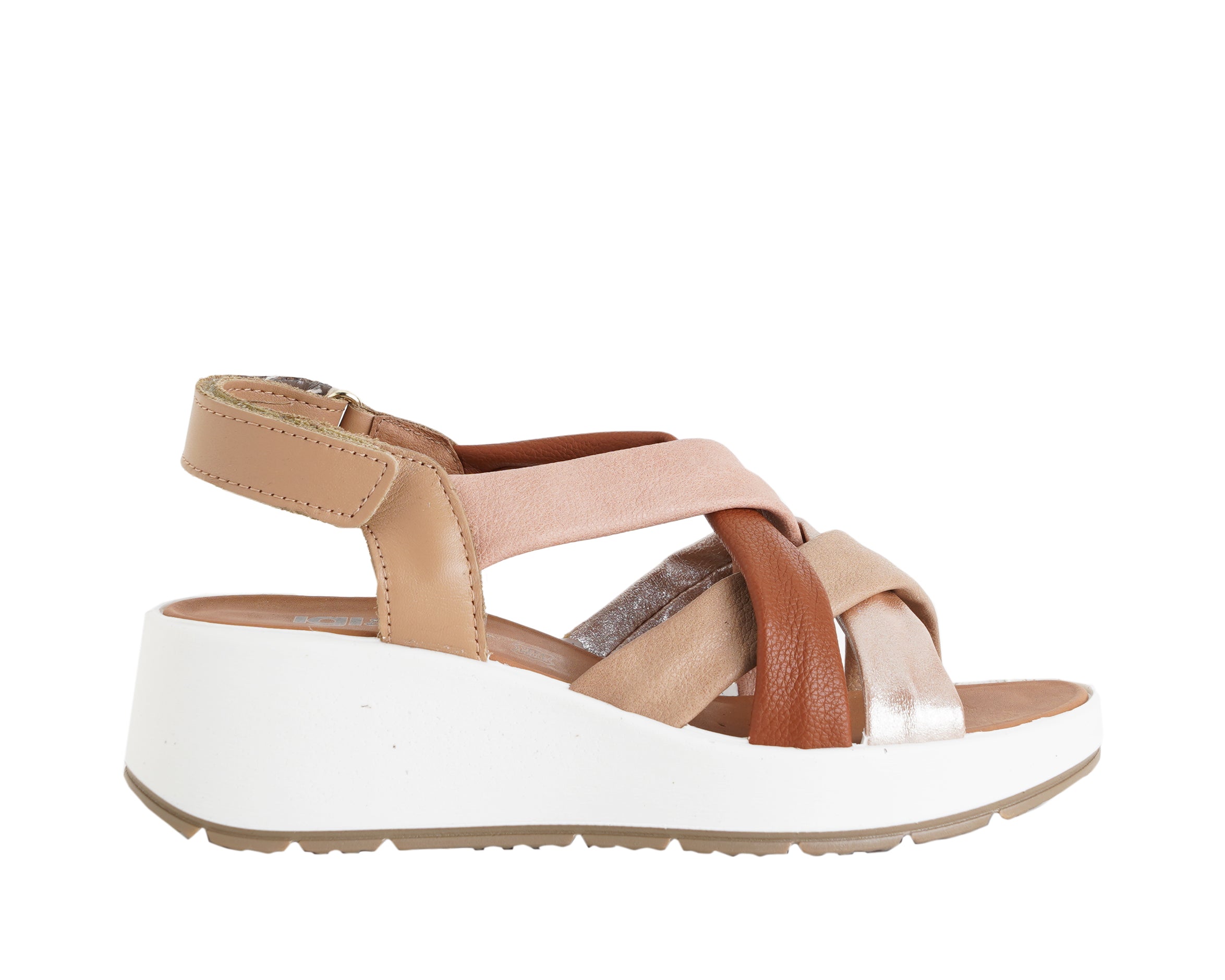 Sandalo con zeppa Donna