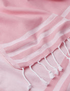 Telo mare Fouta Jacquard con logo Sundek AM401ATC1000 Quartz Pink
