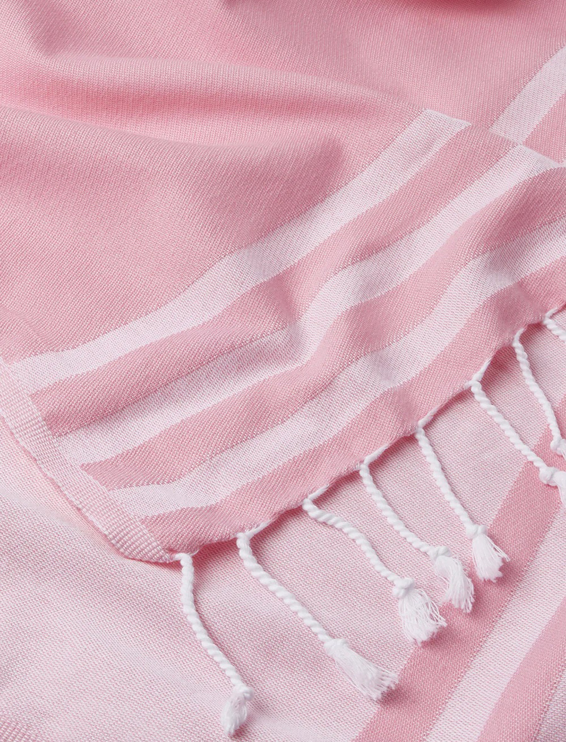 Telo mare Fouta Jacquard con logo Sundek AM401ATC1000 Quartz Pink