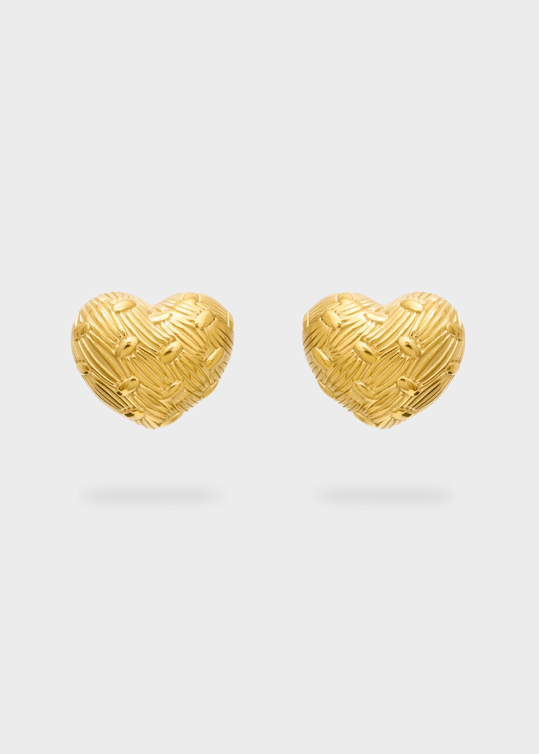 Orecchini Cuore Lavorato Nali' PWOR0005 Oro Donna