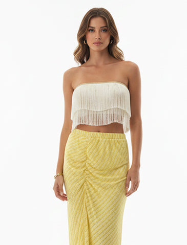 Top con frange Pho 4323120 Lemon