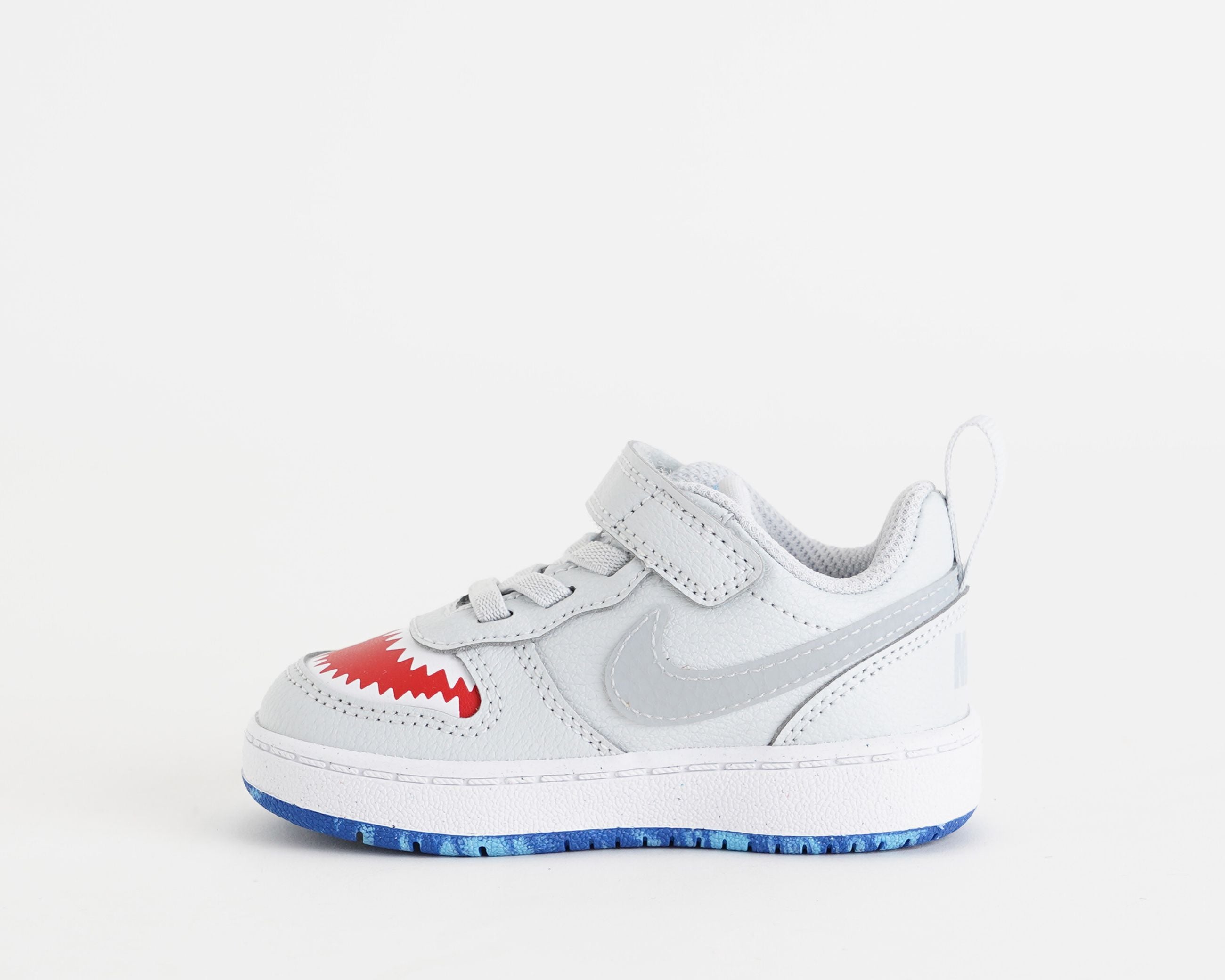 Sneakers Nike Court Boroug Low IO1662-001 Pure Platinum/Wolf Grey-Univ Red-Game Royal-Football Blue