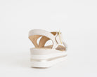 Sandalo con zeppa MELLUSO 019270 Crema