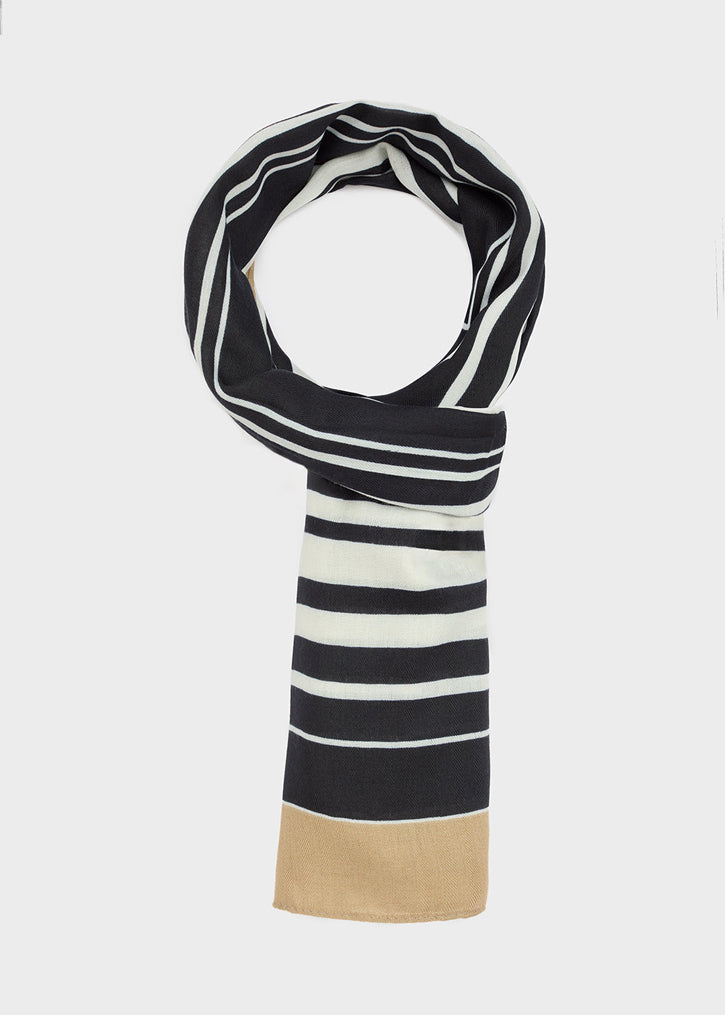 Foulard fantasia NALI' BOSC0177 Beige/Nero Donna