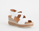 `Sandalo con zeppa Oh My Sandals 5990 Blanco Donna`
