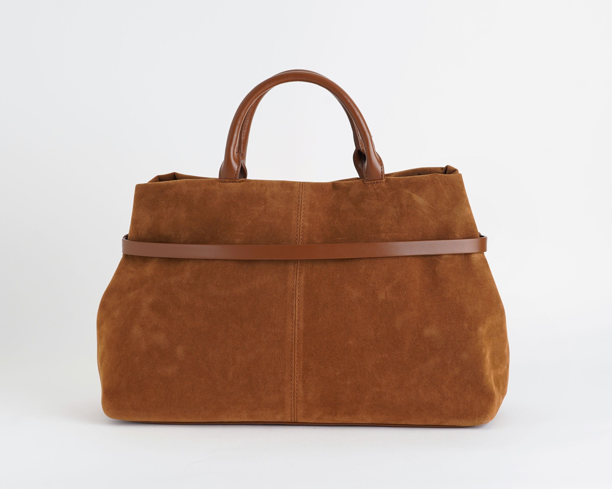 Borsa a mano NALÌ ARBS0043 NOCCIOLA - clip magnetica, tracolla rimovibile, donna
