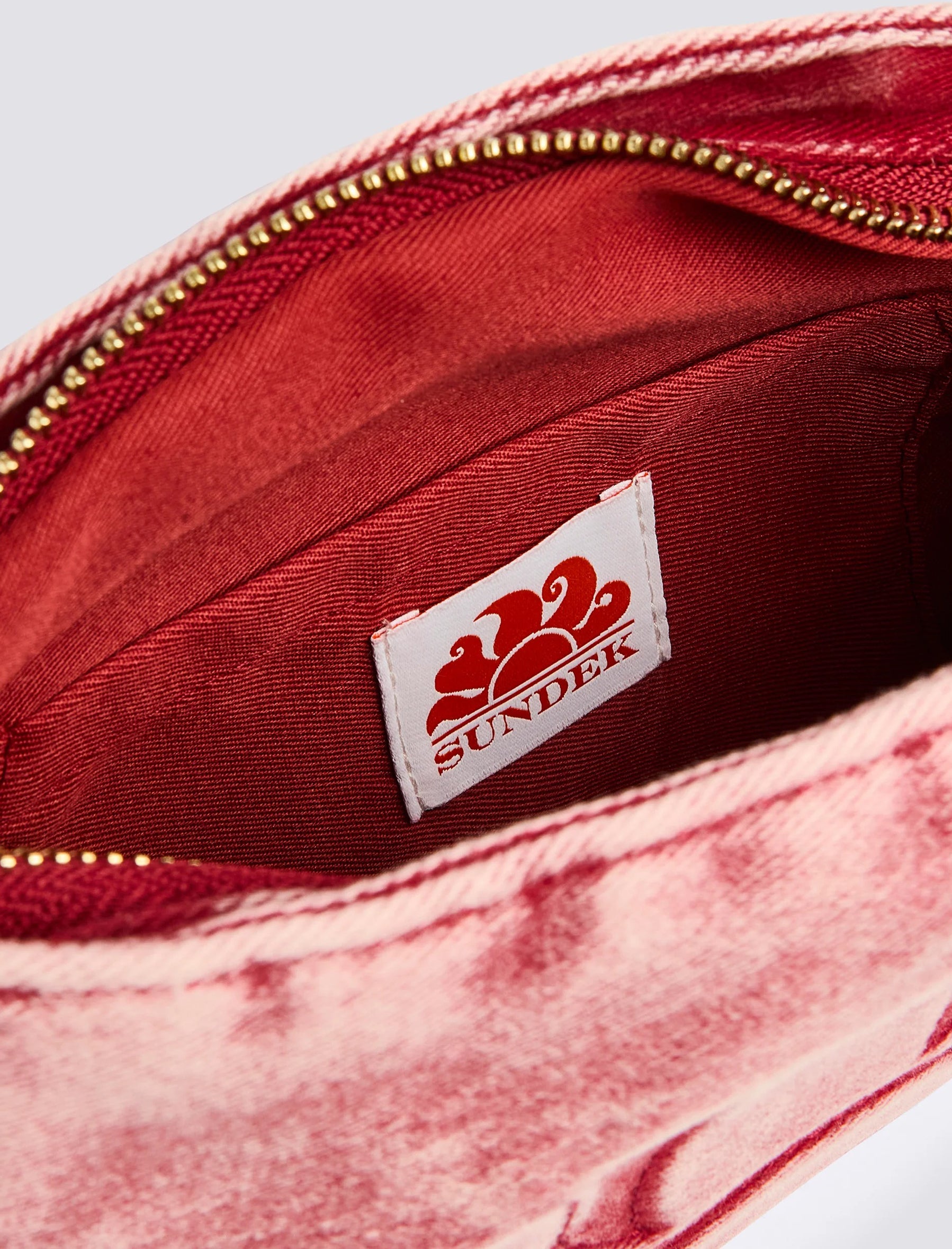 Pochette in canvas Sundek AW920ABCV400 Deep Scarlet