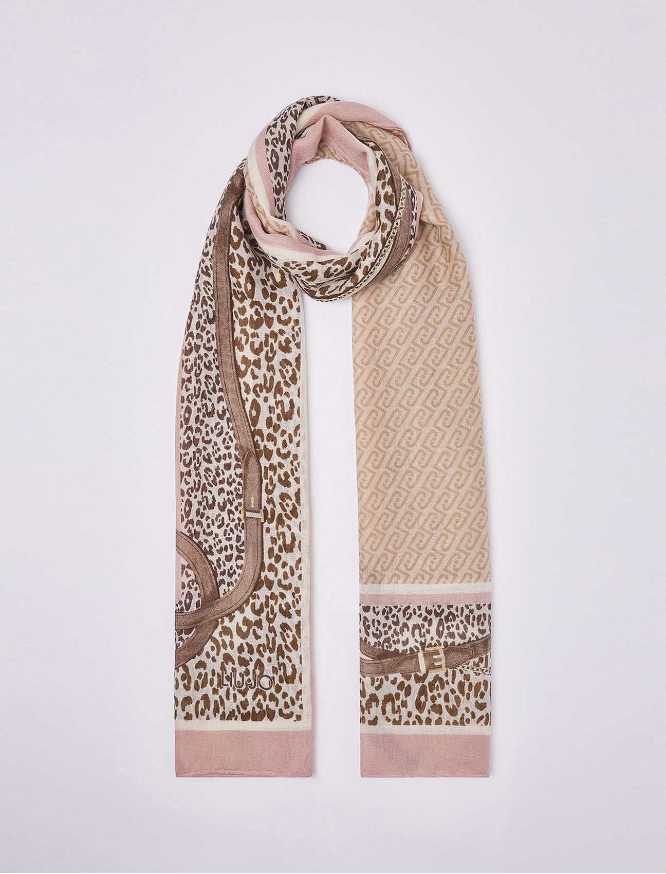 Stola Liu Jo 2F6063 T2745 motivo animalier donna