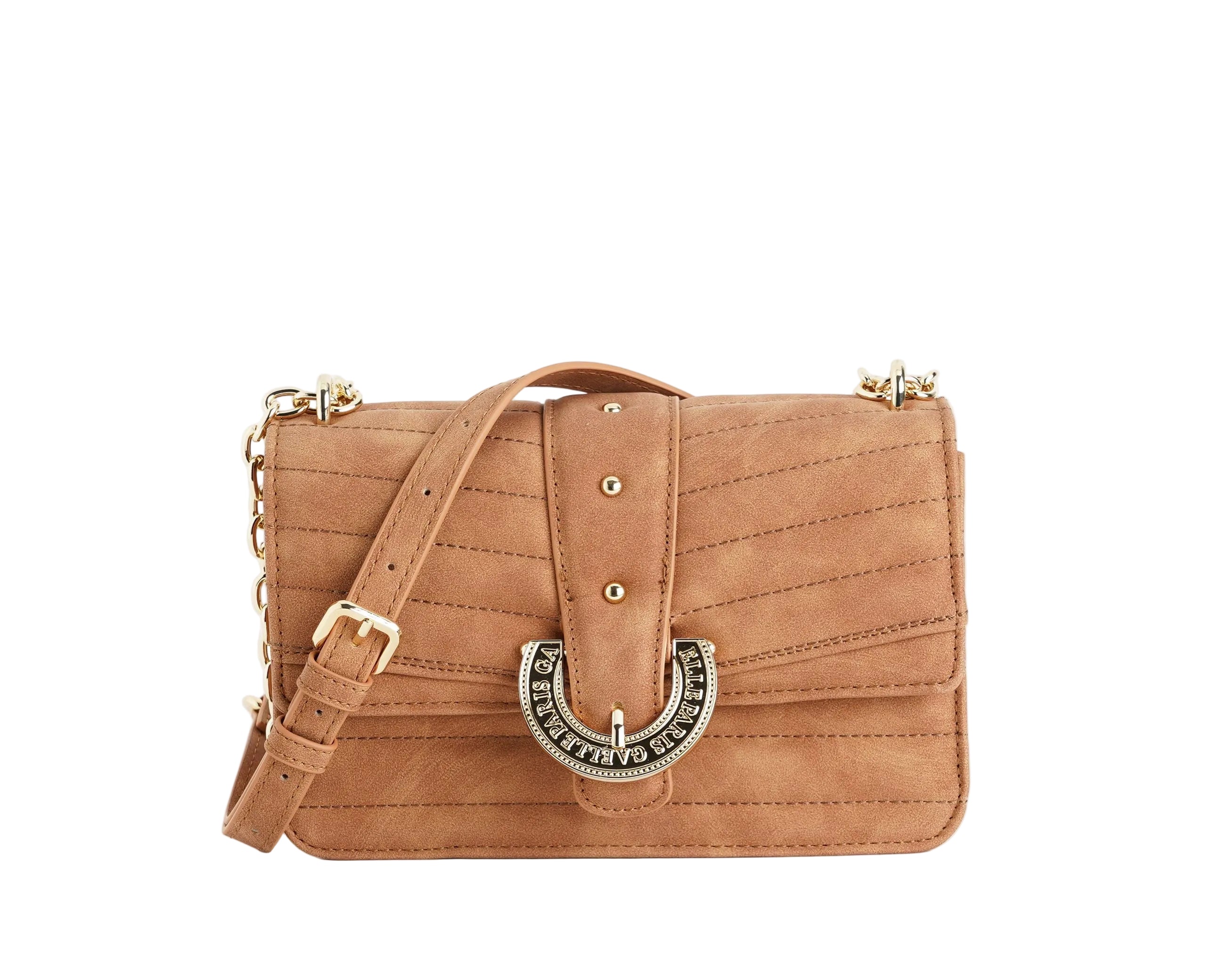 Mini borsa a spalla Gaelle GAACW03120 Cammello Donna