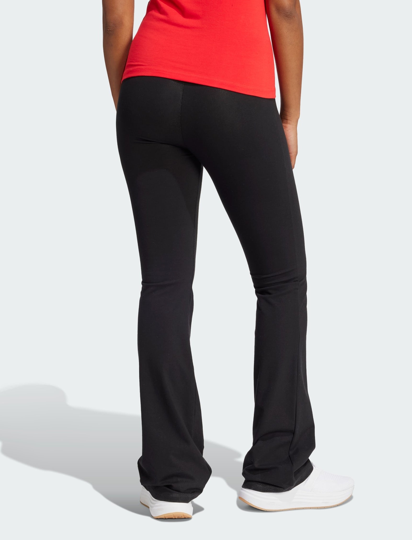 Leggings Adidas Essentials Small Logo Flared JD9961 Black / White