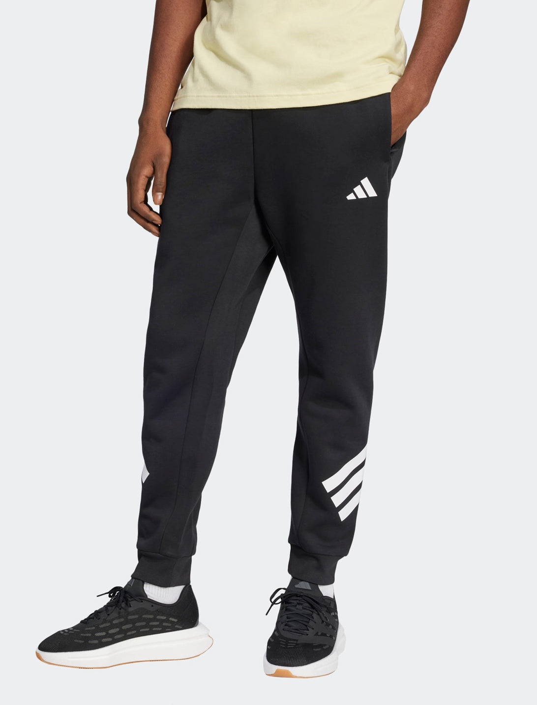 Pantaloni Sportivi ADIDAS Future Icons 3-Stripes Nero Uomo