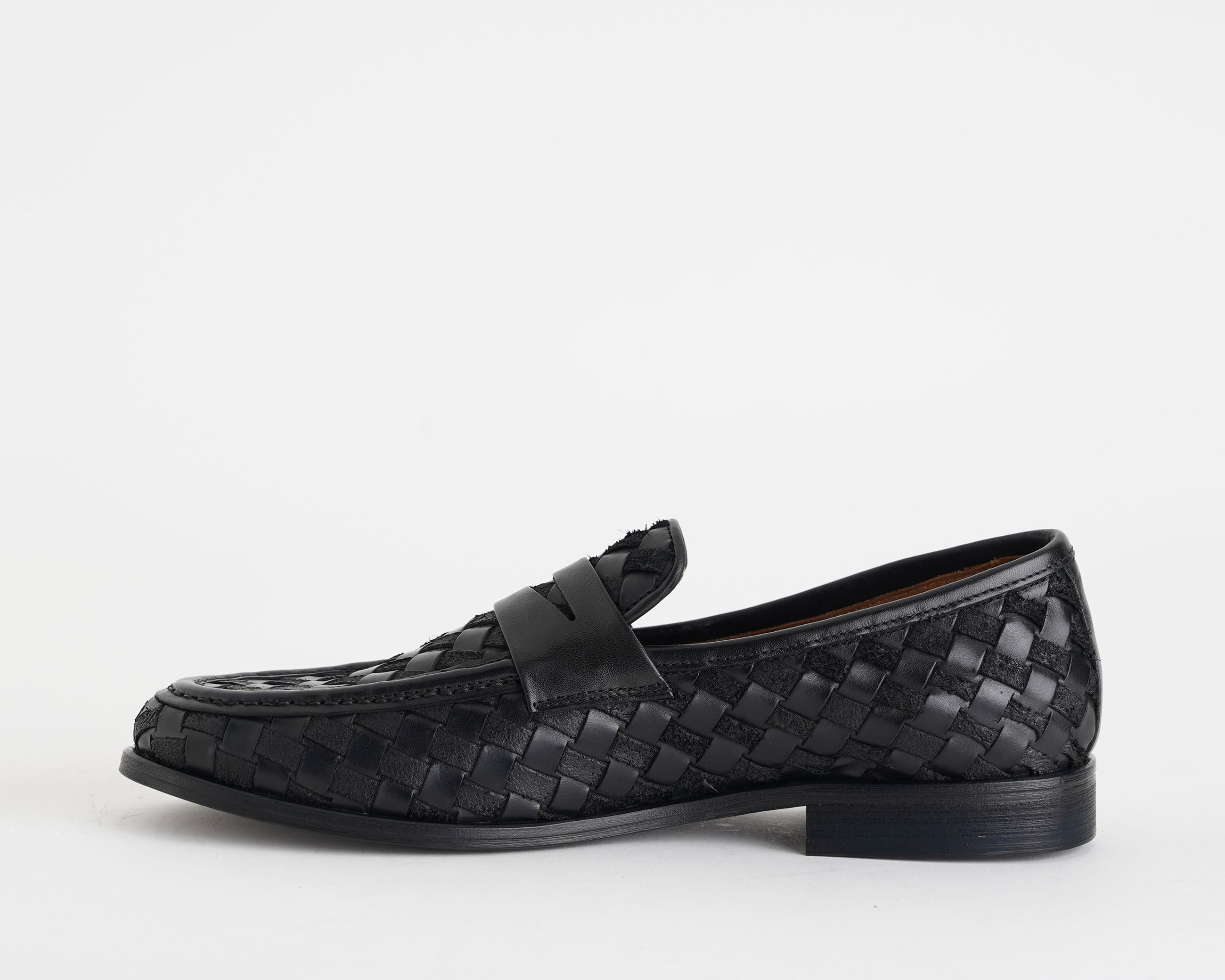 ROGAL'S Bond 104 Mocassino intreccio Nero Uomo