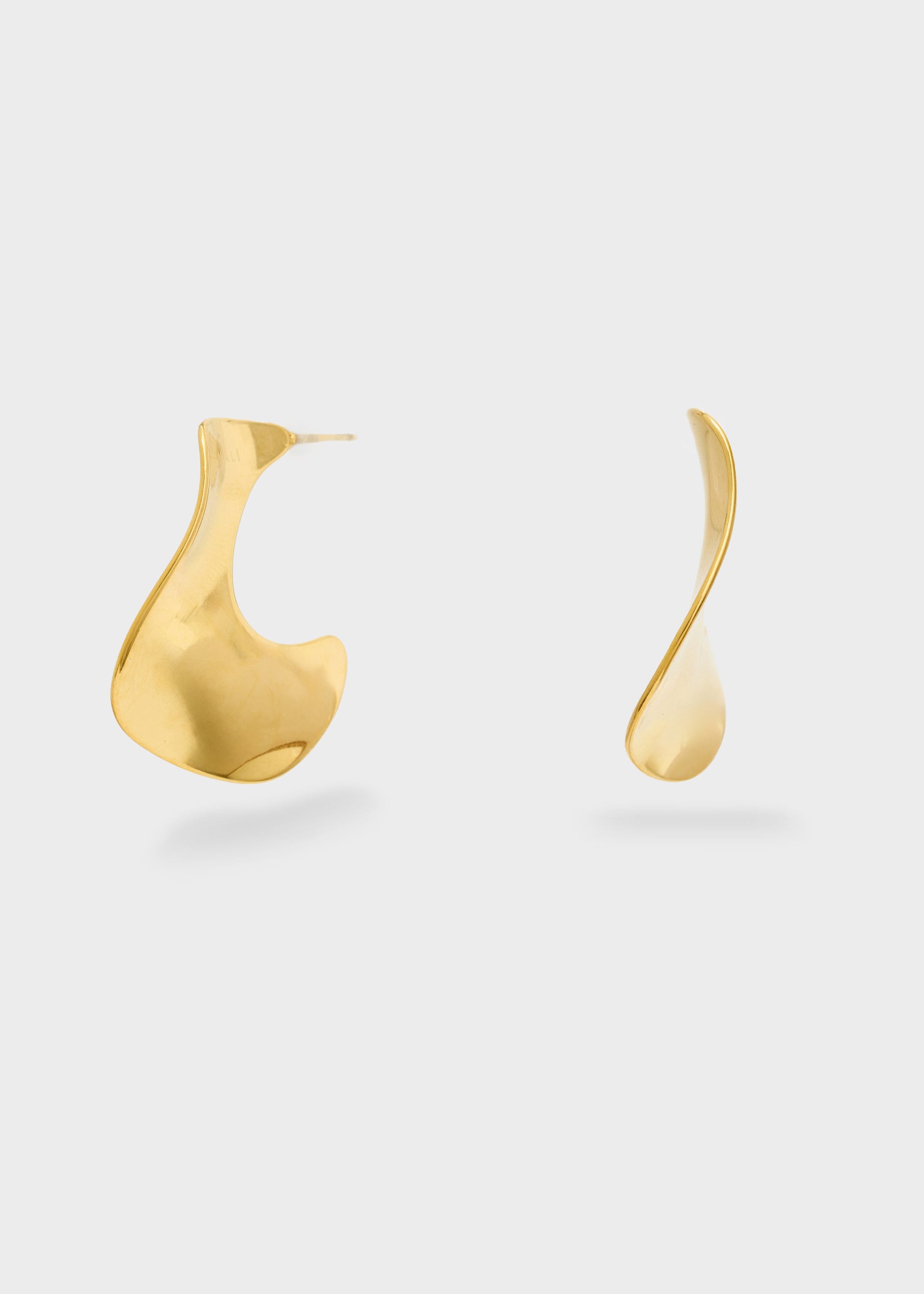 Orecchini Semicerchi Sinuosi Nali' YAOR0029 Oro Donna