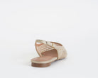Ballerine donna EXE Miami-222 Beige Light Gold in mesh con strass