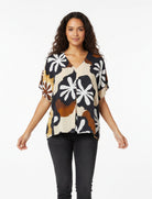 Blusa Anonyme Daisy A46SB091 Beige
