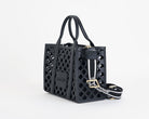 Borsa a mano Marc Ellis Flat Plot Donna Black Light Gold - Vista laterale