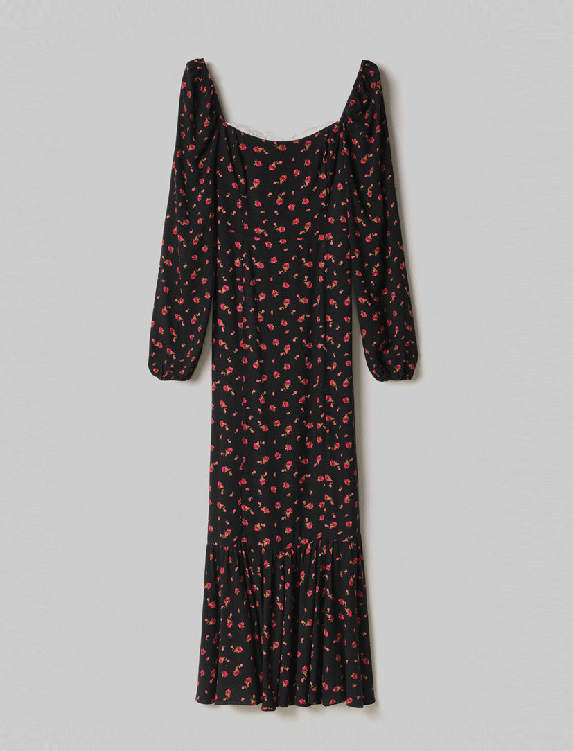Abito lungo MAR DE MARGARITAS Lady MMABW01295 Burgeon Nero Donna