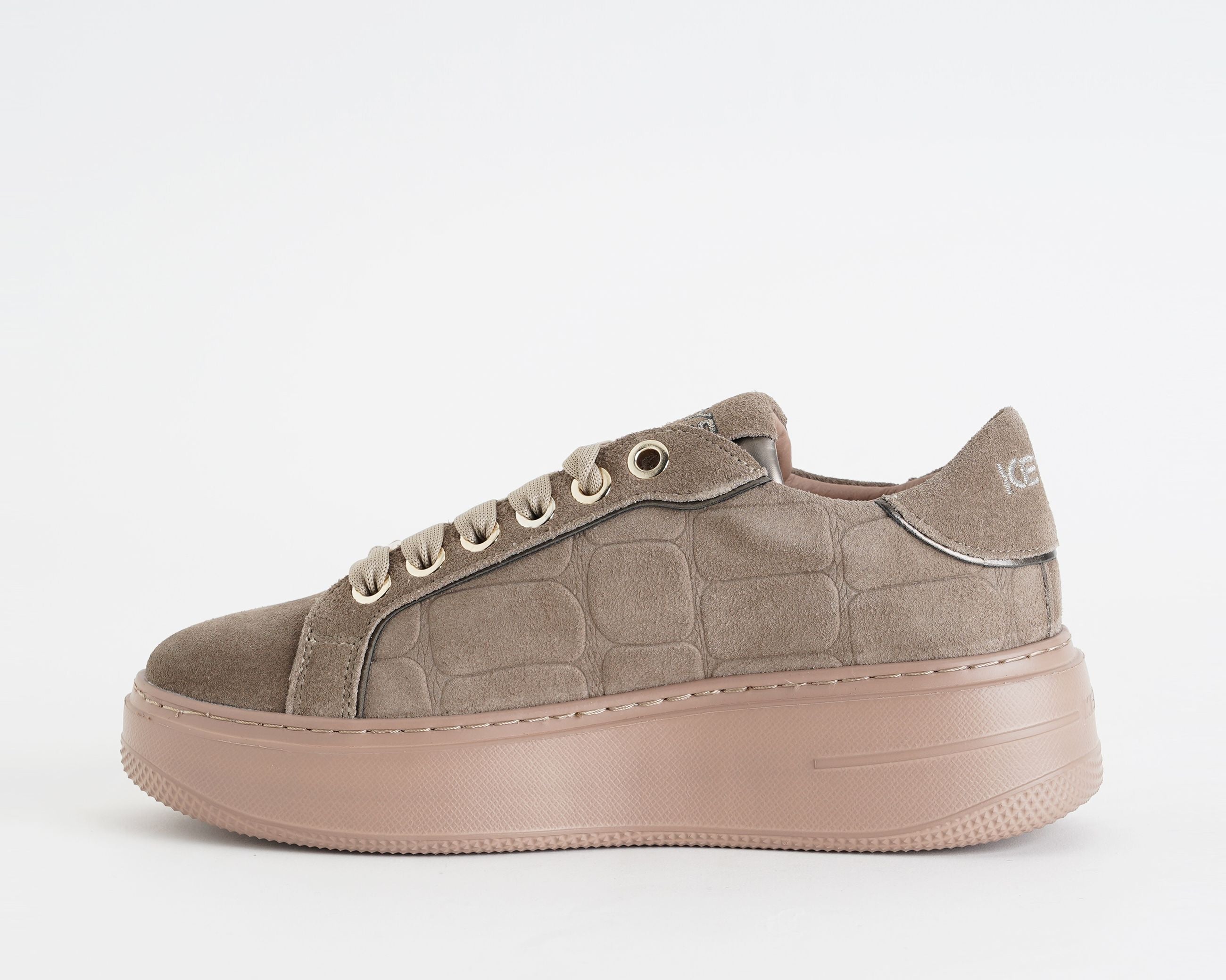Sneakers con zeppa Keys K-13047 Taupe
