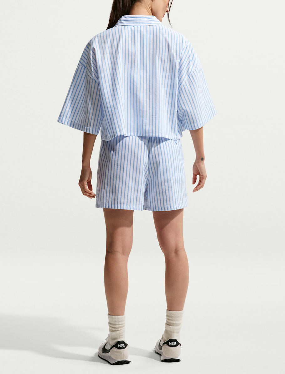 Shorts Righe Nike Sportswear Chill Poplin II4230-435 Donna | Manfrellotti